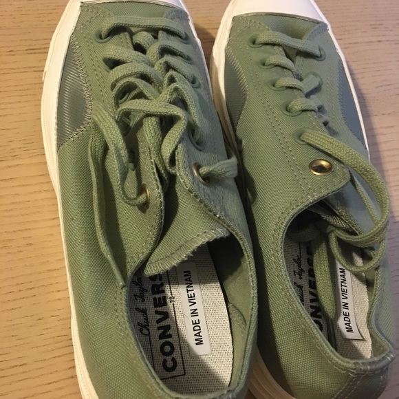 Todd Snyder Converse Chuck 70 Ox Green/White Sz 8M - Picture 2 of 4